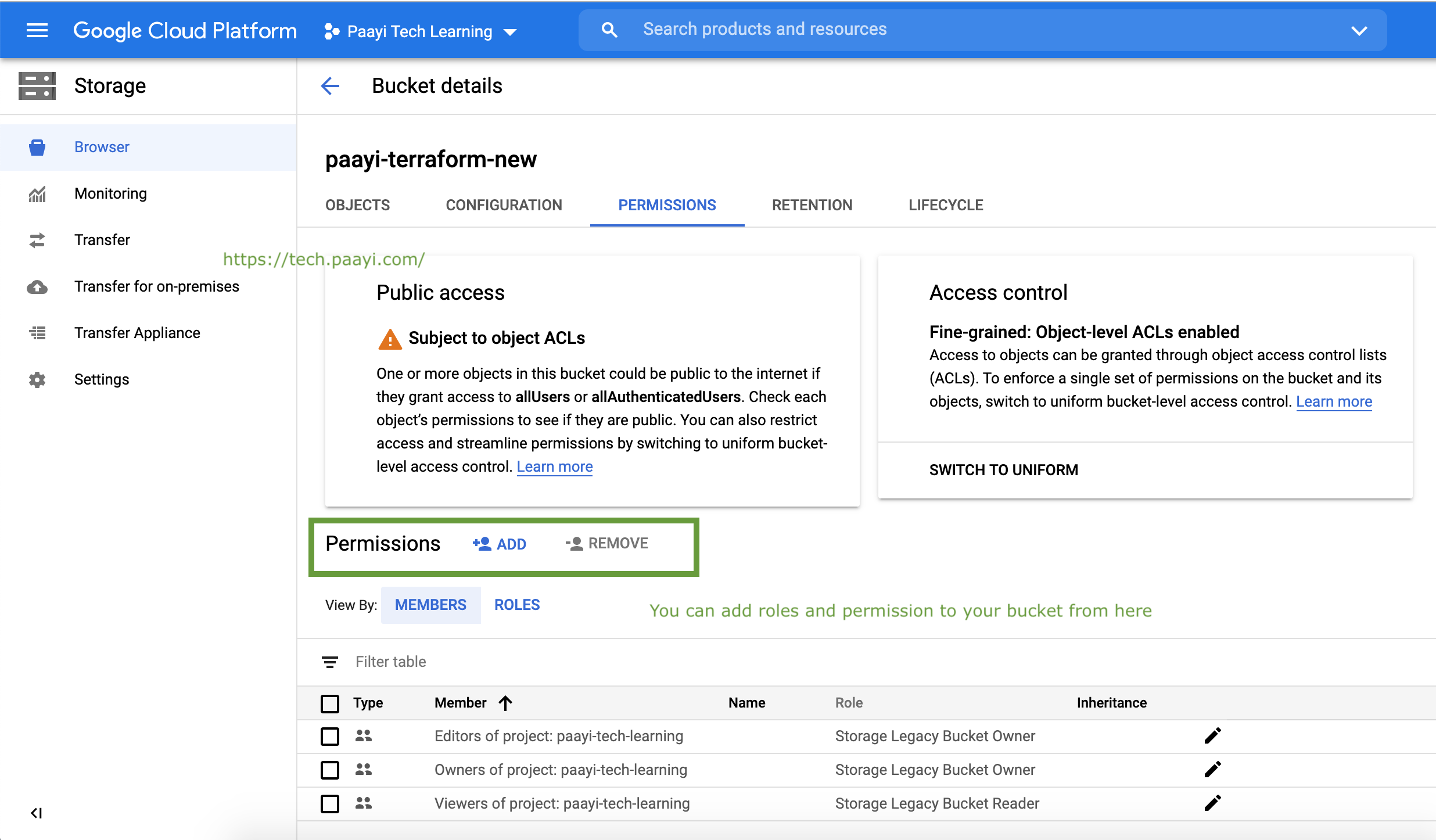 How to Create a Folder inside Google Cloud Storage Bucket? - Sb Collections